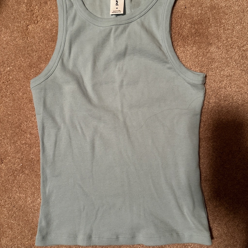 Abound Sunny Yellow, Blue Tank Top